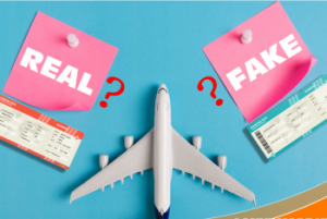 Vé máy bay giả
