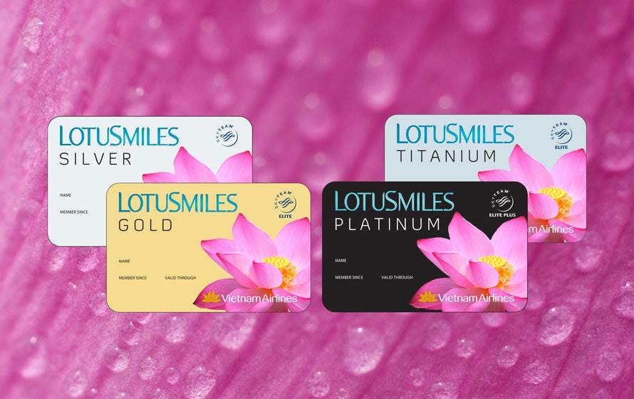 thẻ bông sen vàng của vietnam airlines