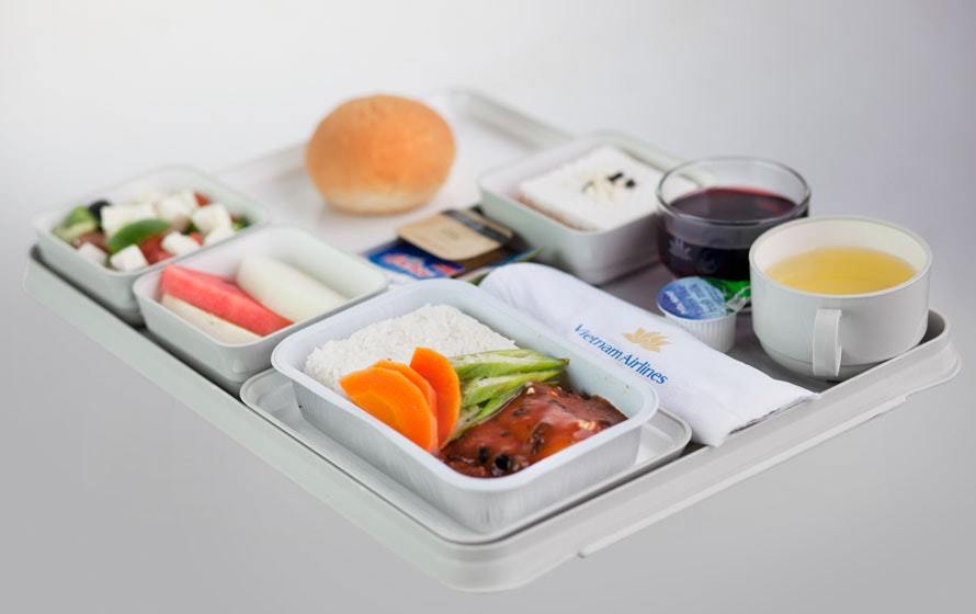 thức ăn hạng phổ thông vietnam airlines